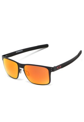 Óculos de Sol Oakley Holbrook Metal Prizm Preto/Vermelho Menor preço em Óculos de Sol Oakley Holbrook Metal Prizm Preto/Vermelho